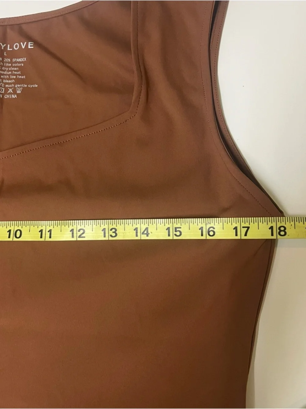 BeryLove A-Line Dress Brown Sleeveless Mini Dress Athletic Material Large NWT - Picture 9 of 13